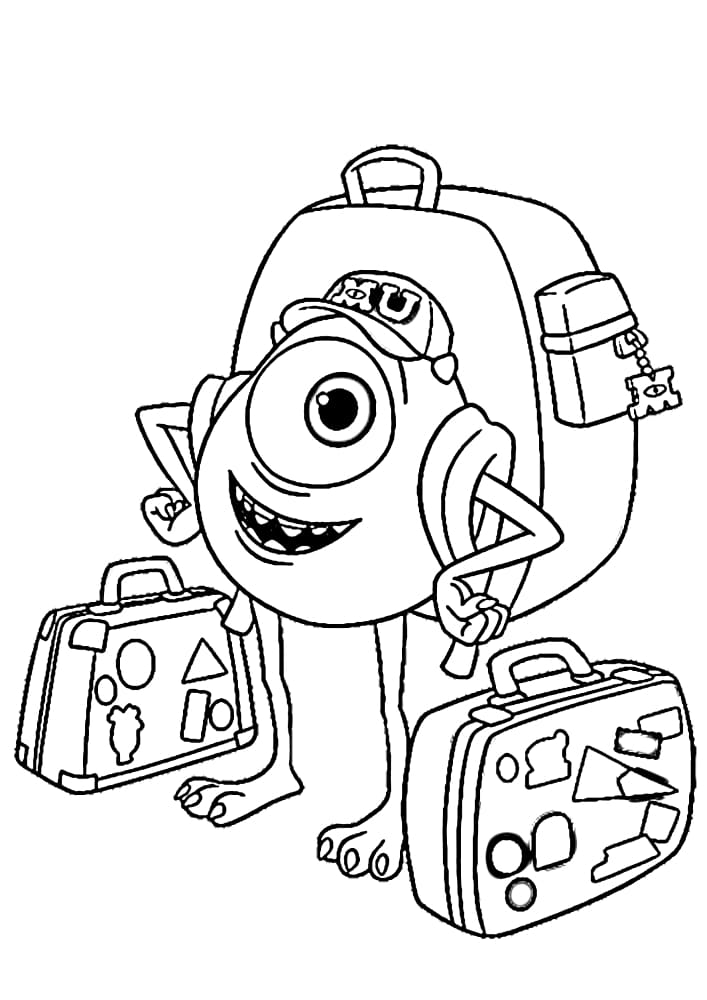 Mike Wazowski is going on vacation